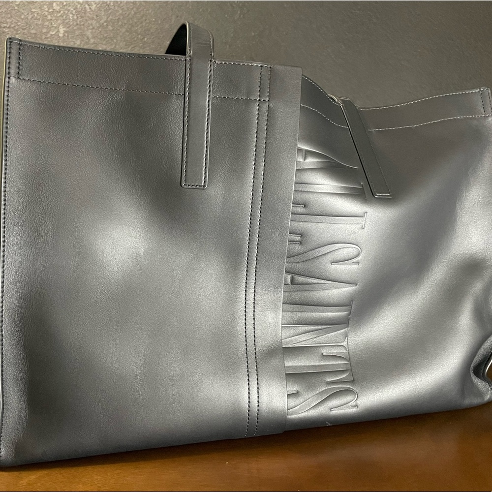Allsaints Black Leather Tote